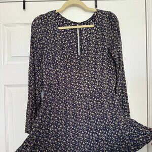 Longsleeve V neck Romper